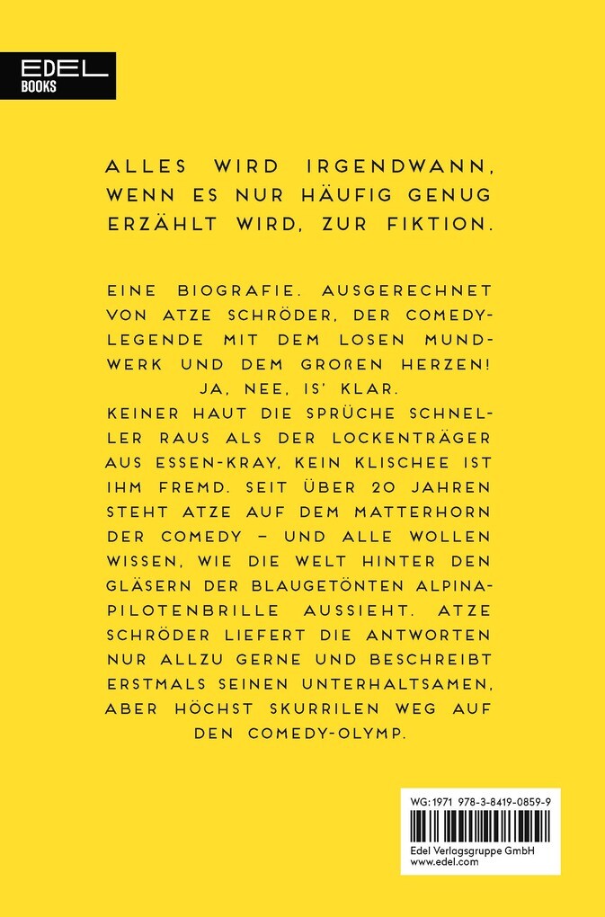 Weitere Ansicht: Blauäugig | Atze Schröder