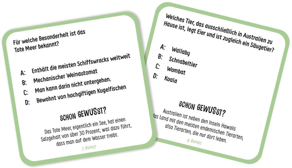 Weitere Ansicht: In 80 Fragen um die Welt - Kartenspiel für Globetrotter