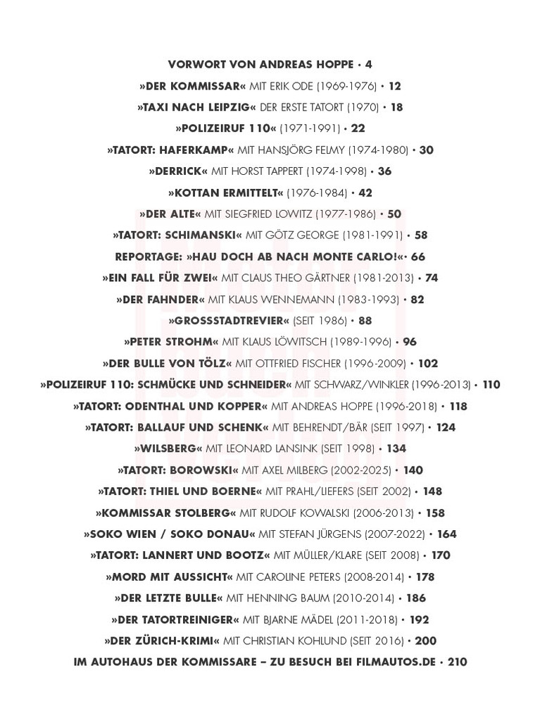 Weitere Ansicht: Motorlegenden - Derrick, Schimanski & Co. | Alf Cremers