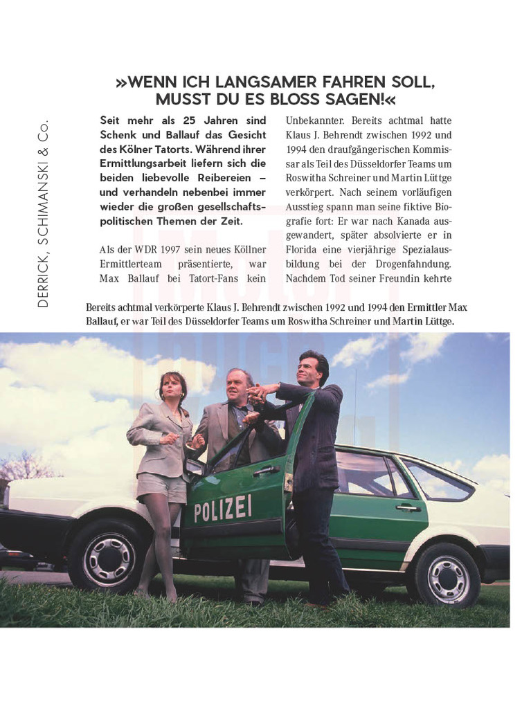 Weitere Ansicht: Motorlegenden - Derrick, Schimanski & Co. | Alf Cremers