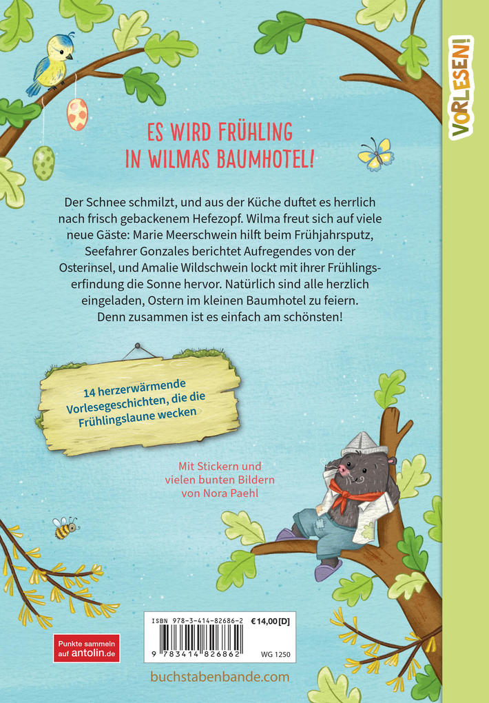 Weitere Ansicht: Wilma Walnuss - Frühling im kleinen Baumhotel (Band 2) | Katharina E. Volk