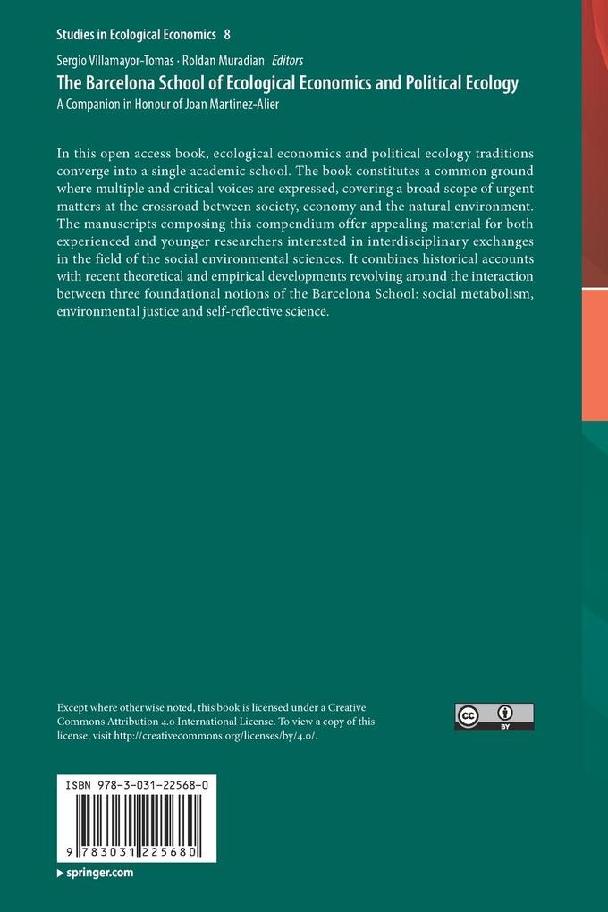 Weitere Ansicht: The Barcelona School of Ecological Economics and Political Ecology