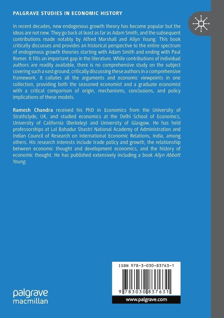 Weitere Ansicht: Endogenous Growth in Historical Perspective | Ramesh Chandra
