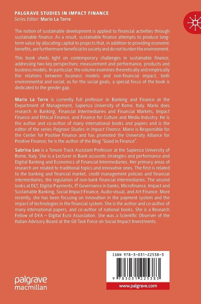 Weitere Ansicht: Contemporary Issues in Sustainable Finance