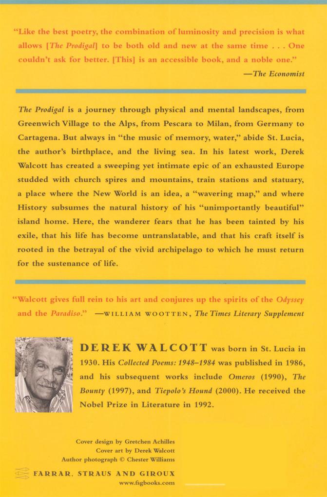 Weitere Ansicht: Prodigal | Derek Walcott