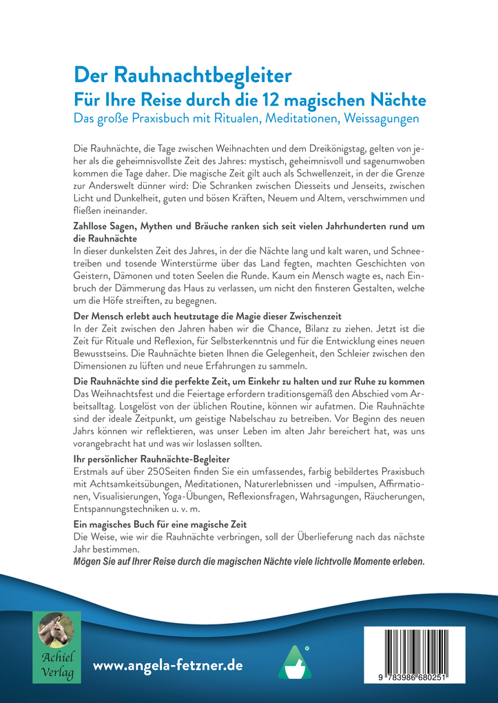 Weitere Ansicht: Der Rauhnachtbegleiter | Angela Fetzner