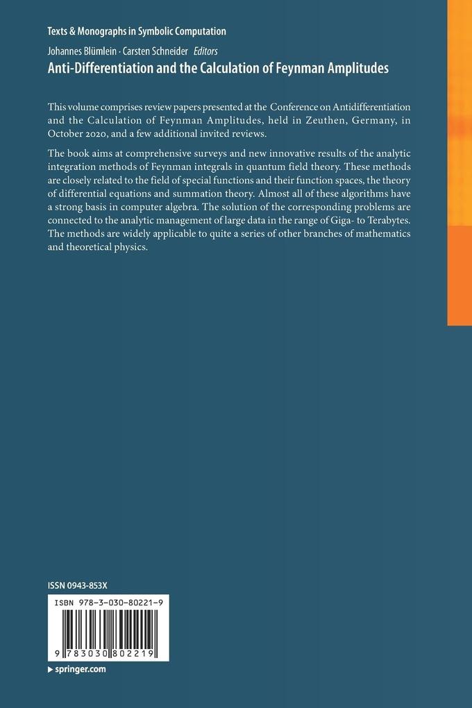 Weitere Ansicht: Anti-Differentiation and the Calculation of Feynman Amplitudes