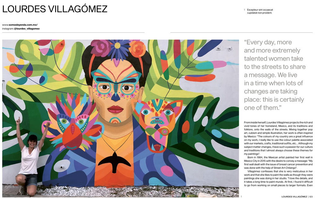 Weitere Ansicht: Street Art von Frauen | Diego Lopez