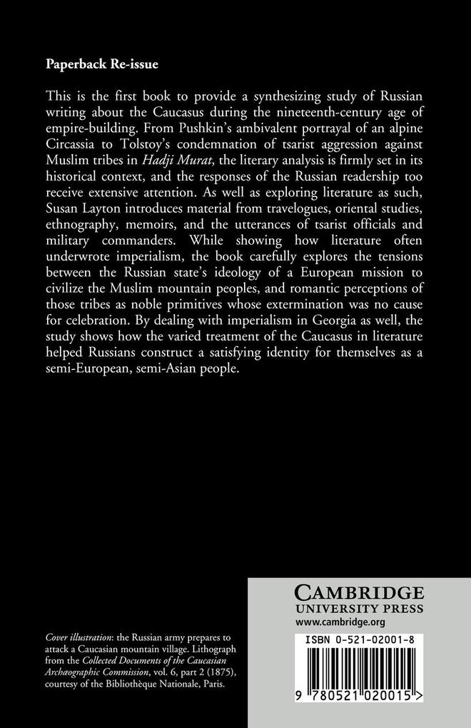 Weitere Ansicht: Russian Literature and Empire | Susan Layton