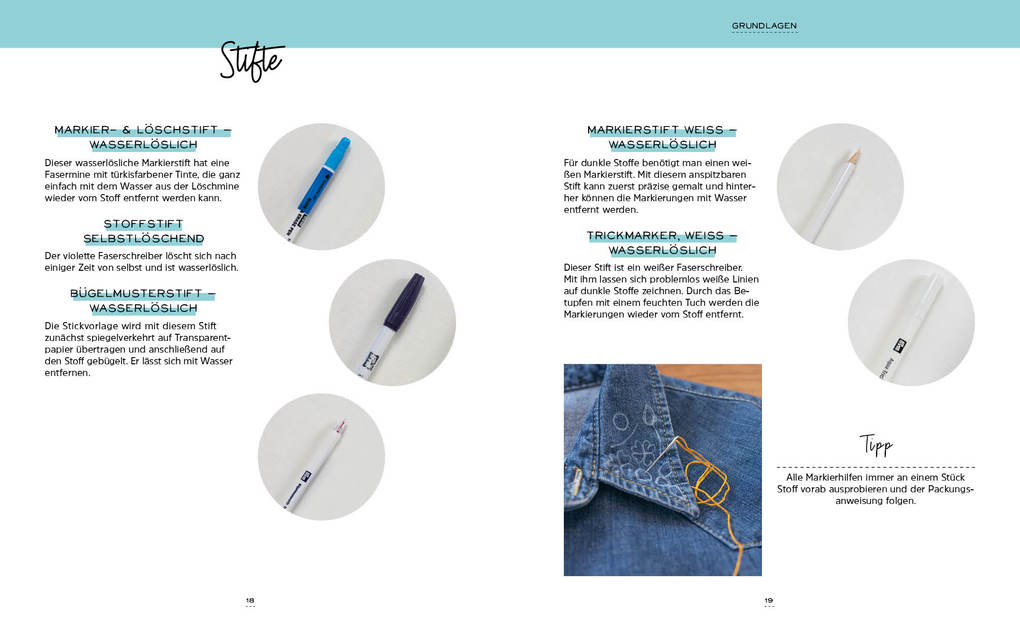 Weitere Ansicht: Stich für Stich - Schick bestickt | Jennifer Dargel