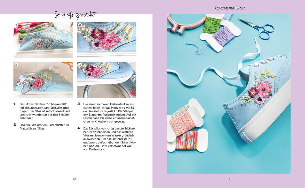 Weitere Ansicht: Stich für Stich - Schick bestickt | Jennifer Dargel