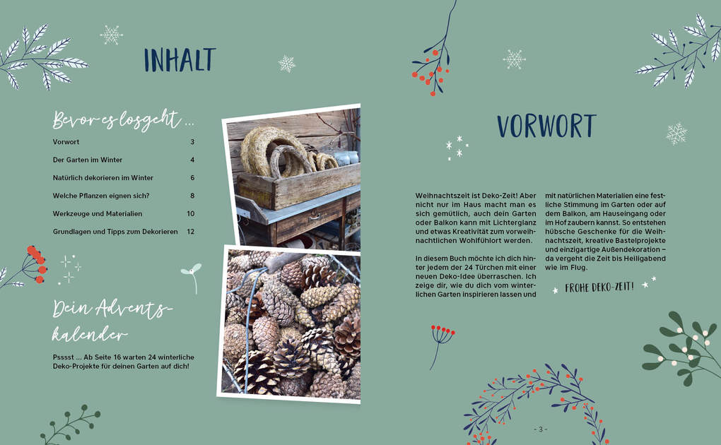 Weitere Ansicht: Mein Adventskalender-Buch: Gartendeko-Liebe | Christin Scheller-Penser