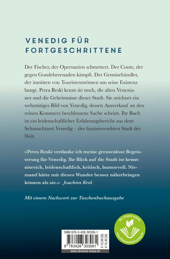 Weitere Ansicht: Als ich einmal in den Canal Grande fiel | Petra Reski