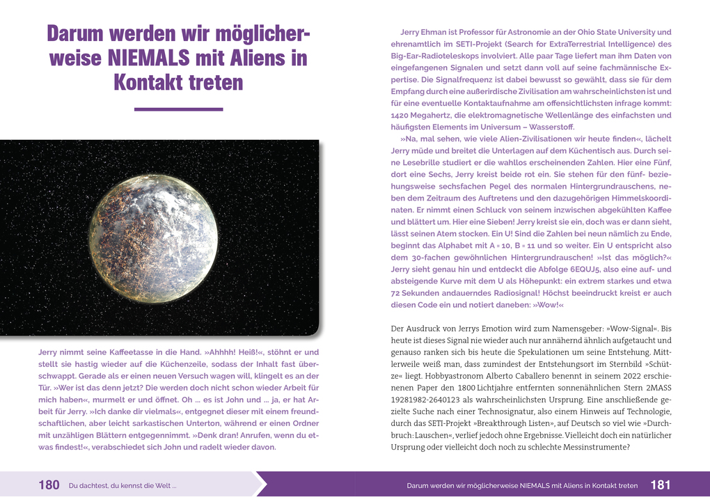 Weitere Ansicht: Du dachtest, du kennst die Welt... | Wissensbert
