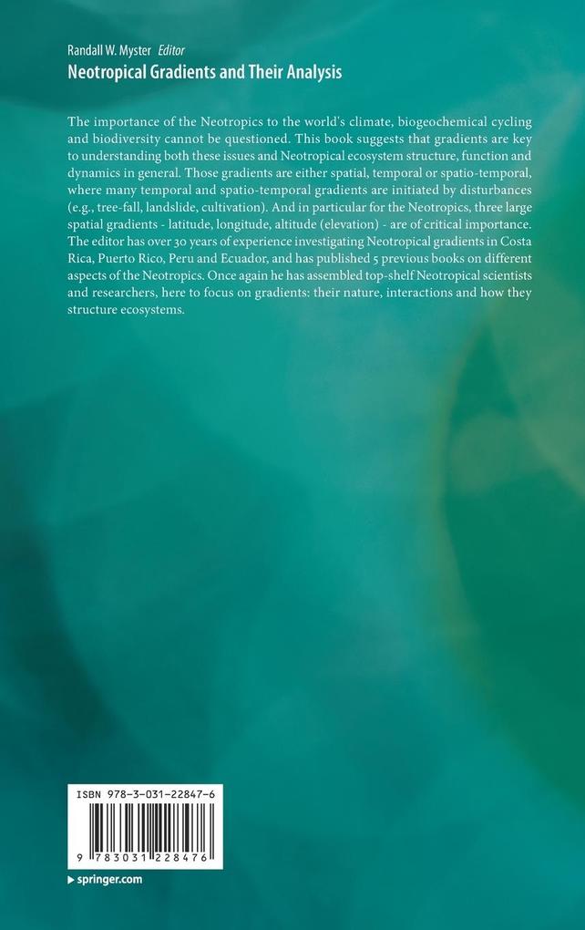 Weitere Ansicht: Neotropical Gradients and Their Analysis