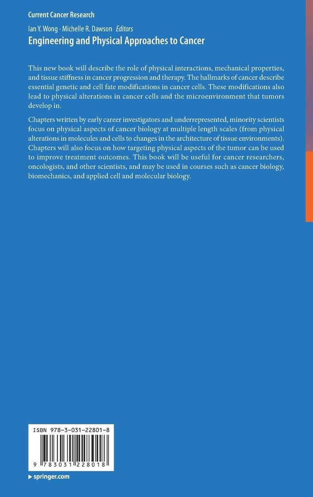 Weitere Ansicht: Engineering and Physical Approaches to Cancer