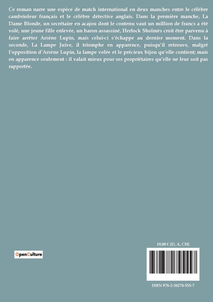 Weitere Ansicht: Arsène Lupin contre Herlock Sholmès | Maurice Leblanc