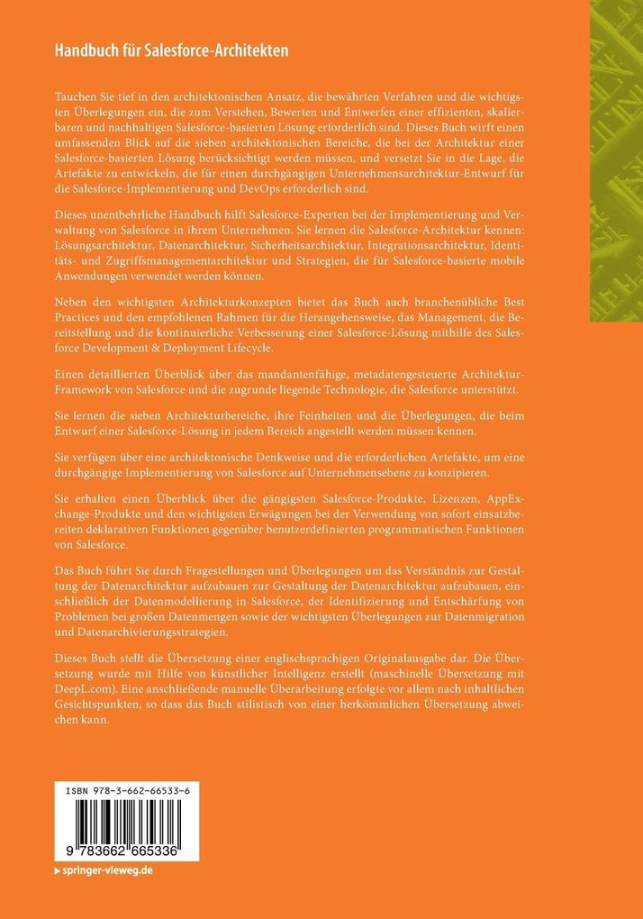 Weitere Ansicht: Handbuch für Salesforce-Architekten | Dipanker Jyoti, James A. Hutcherson