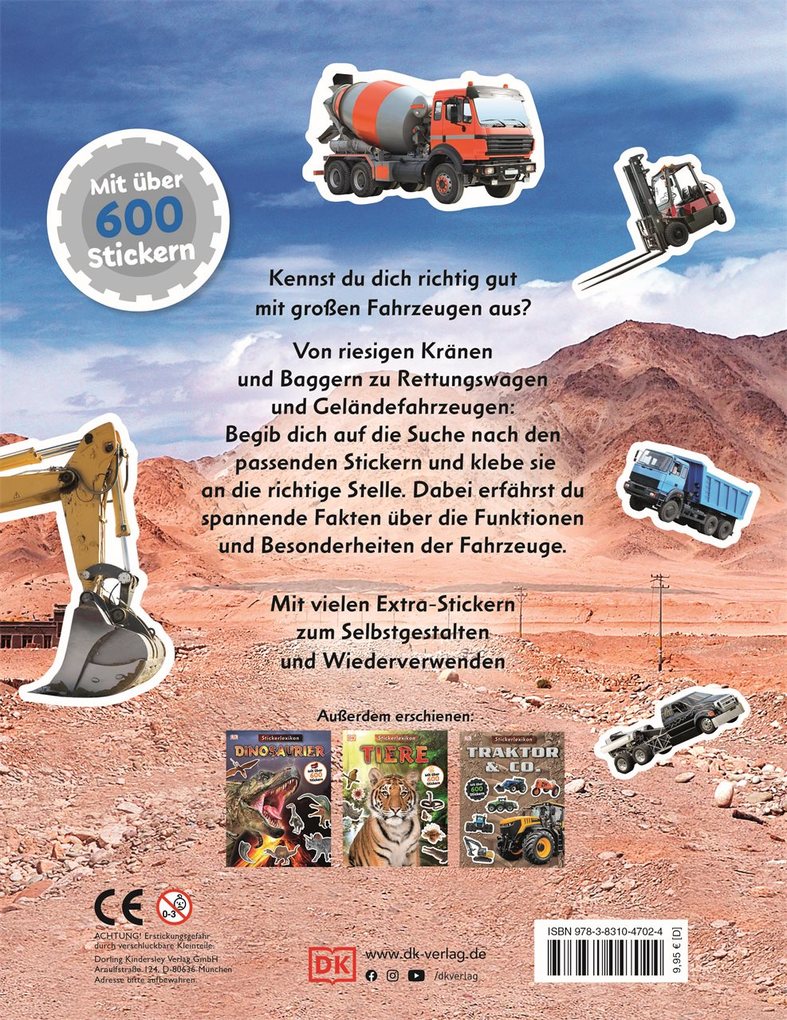 Weitere Ansicht: Sticker-Lexikon. Große Fahrzeuge