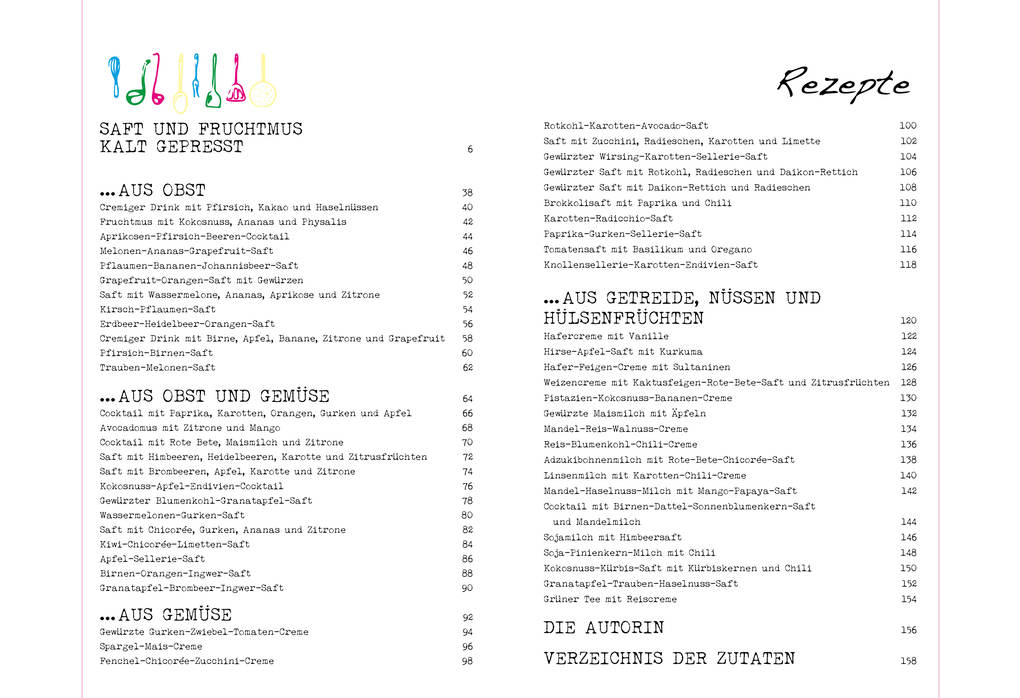 Weitere Ansicht: Kaltegepresste Säfte | Cinzia Trenchi