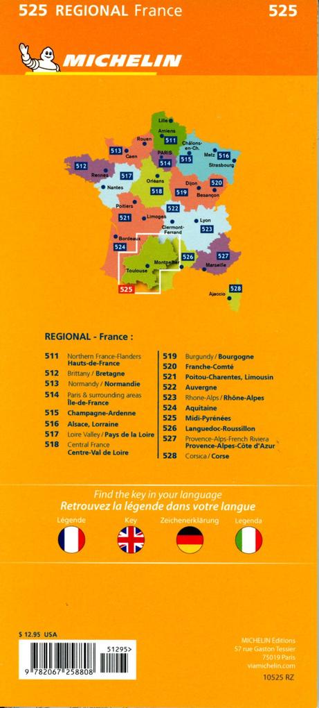 Weitere Ansicht: Michelin Midi-Pyrenees