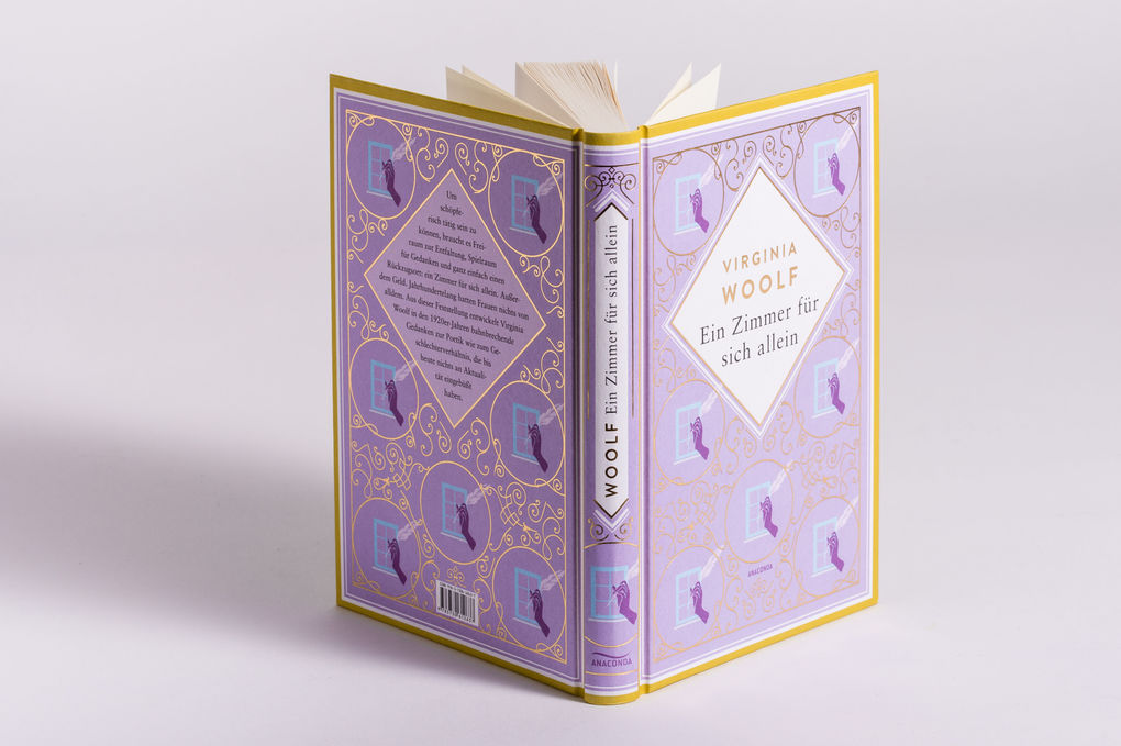 Weitere Ansicht: Virginia Woolf, Ein Zimmer für sich allein. Schmuckausgabe mit Goldprägung | Virginia Woolf