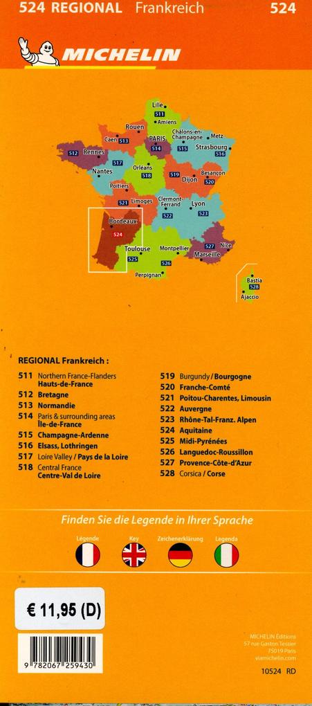 Weitere Ansicht: Michelin Aquitaine