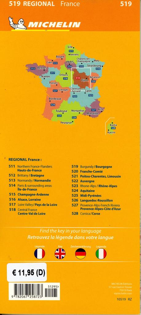 Weitere Ansicht: Michelin Burgund | Michelin