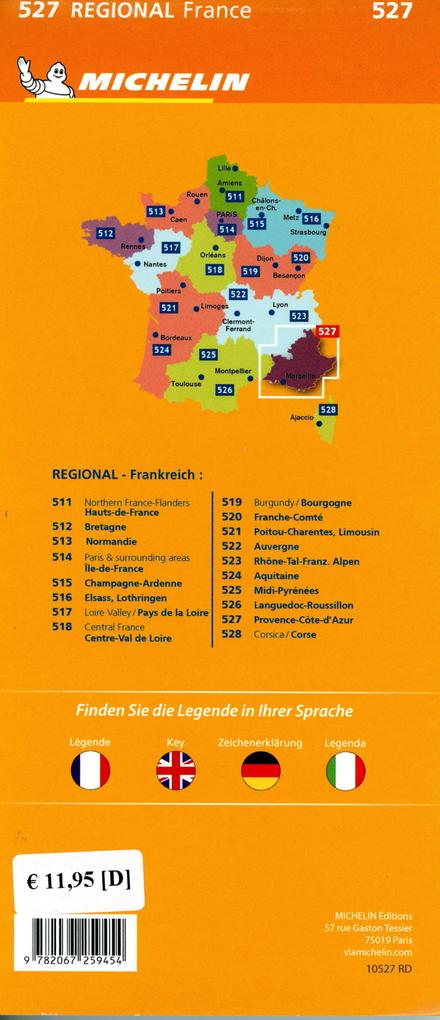 Weitere Ansicht: Michelin Provence Cote d'Azur