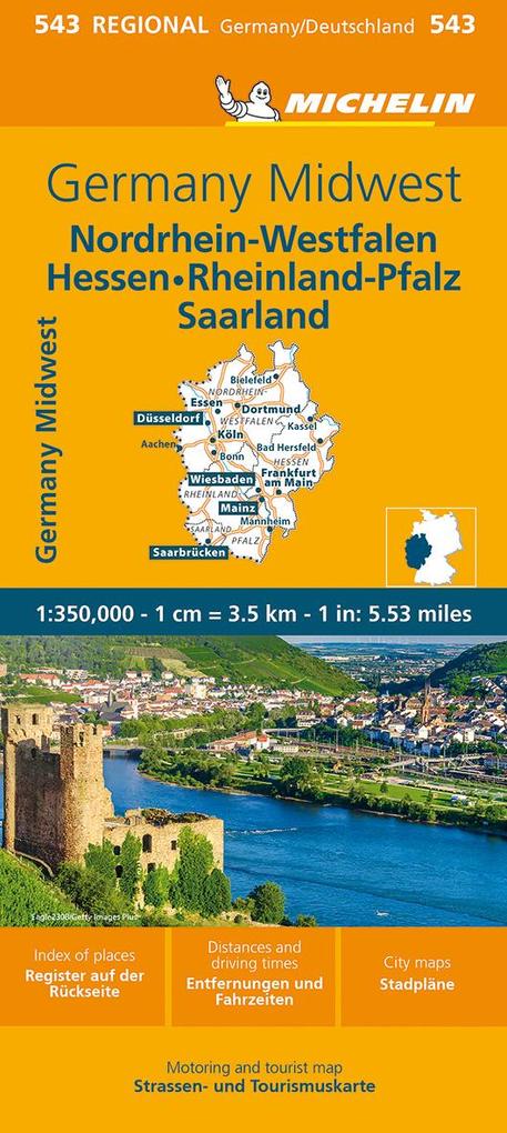 Produktbild: Michelin Nordrhein-Westfalen, Hessen, Rheinland-Pfalz, Saarland