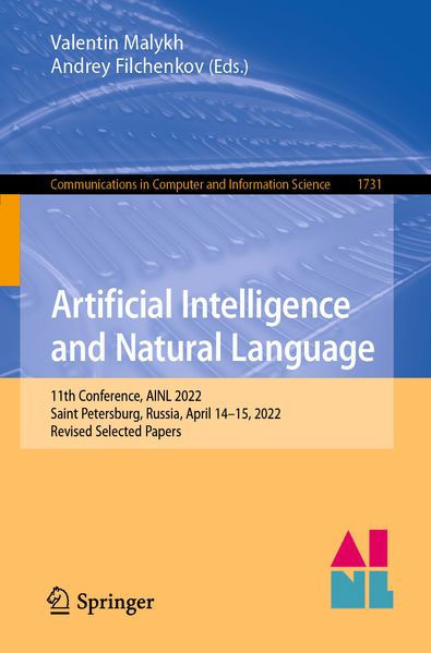 Produktbild: Artificial Intelligence and Natural Language