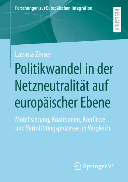 Produktbild: Politikwandel in der Netzneutralität auf europäischer Ebene | Lavinia Zinser