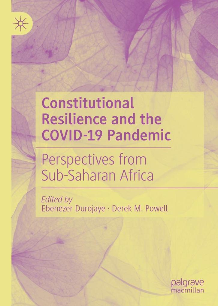 Produktbild: Constitutional Resilience and the COVID-19 Pandemic