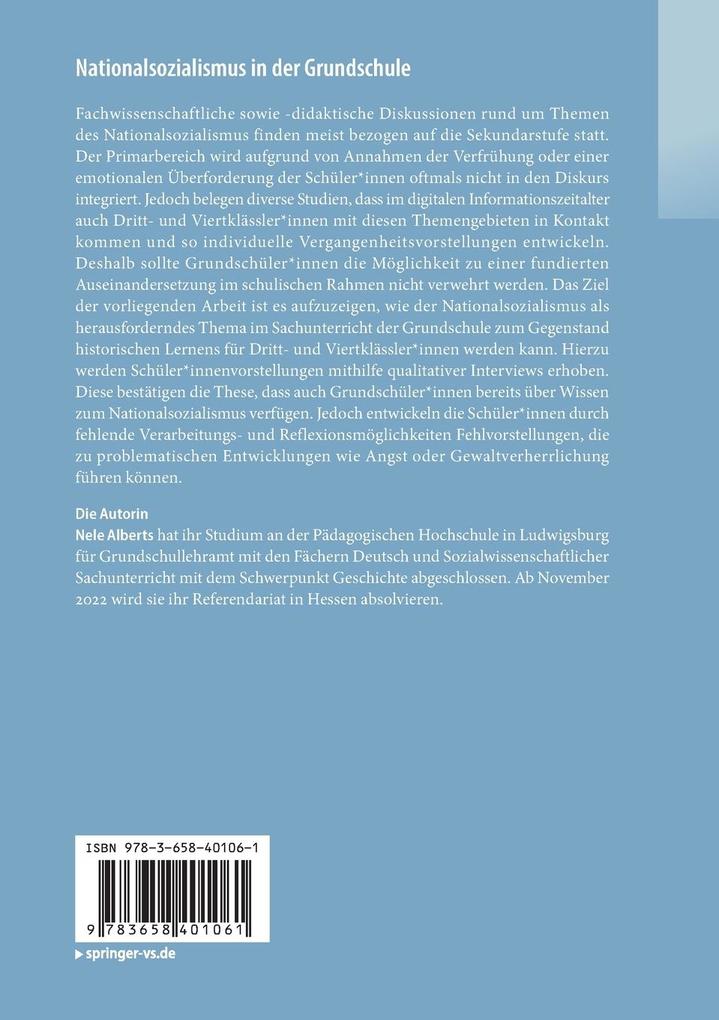 Weitere Ansicht: Nationalsozialismus in der Grundschule | Nele Alberts