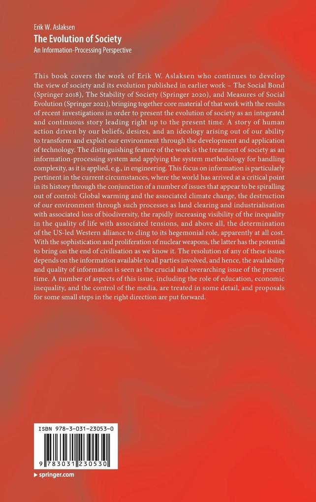 Weitere Ansicht: The Evolution of Society | Erik W. Aslaksen