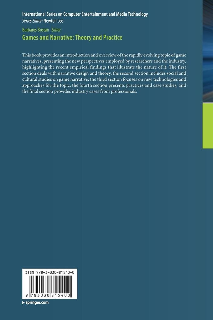 Weitere Ansicht: Games and Narrative: Theory and Practice