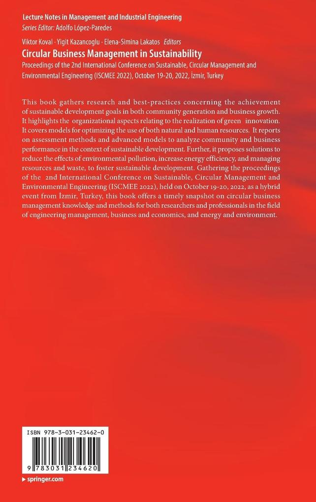 Weitere Ansicht: Circular Business Management in Sustainability