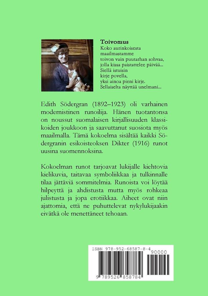 Weitere Ansicht: Runoja | Edith Södergran