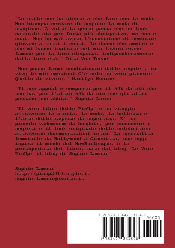 Weitere Ansicht: Il vero libro delle PinUp | Sophie Lamour