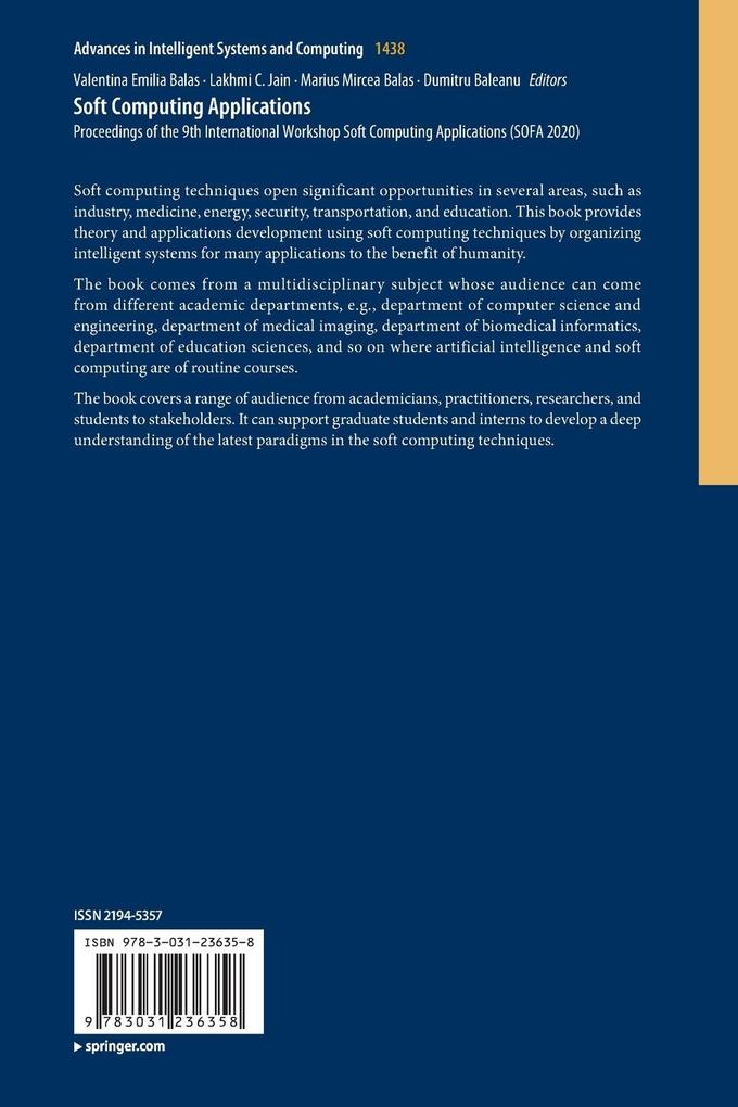 Weitere Ansicht: Soft Computing Applications