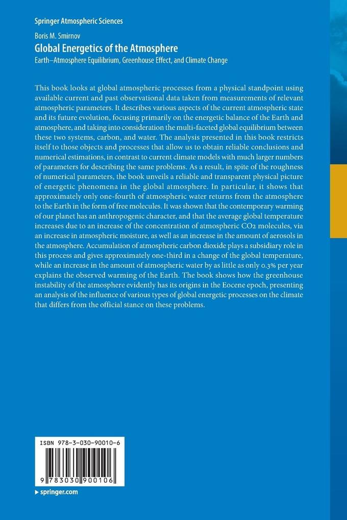Weitere Ansicht: Global Energetics of the Atmosphere | Boris M. Smirnov