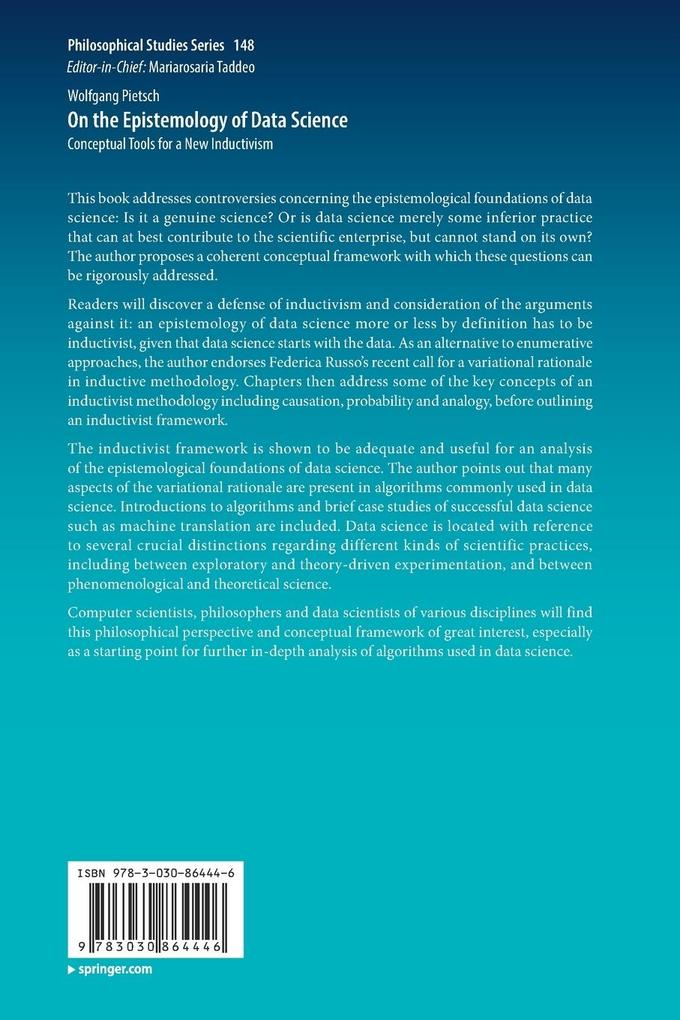 Weitere Ansicht: On the Epistemology of Data Science | Wolfgang Pietsch