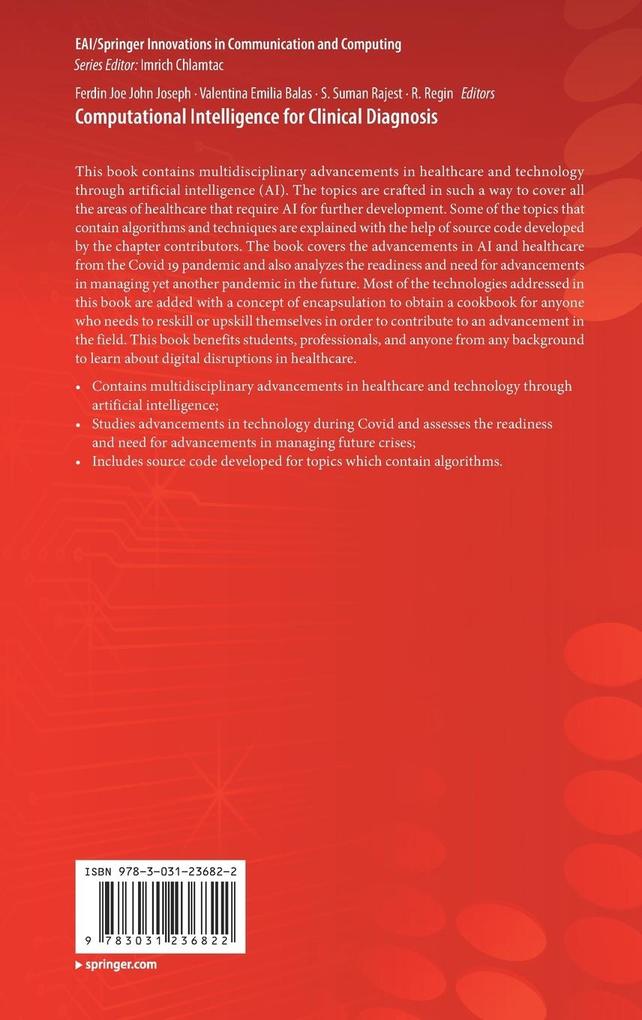 Weitere Ansicht: Computational Intelligence for Clinical Diagnosis