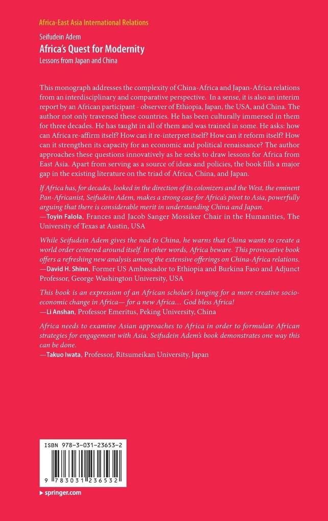 Weitere Ansicht: Africa's Quest for Modernity | Seifudein Adem