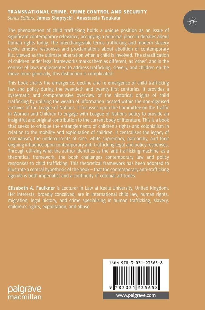 Weitere Ansicht: The Trafficking of Children | Elizabeth A. Faulkner