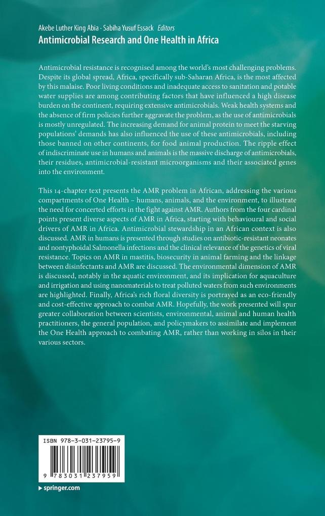 Weitere Ansicht: Antimicrobial Research and One Health in Africa