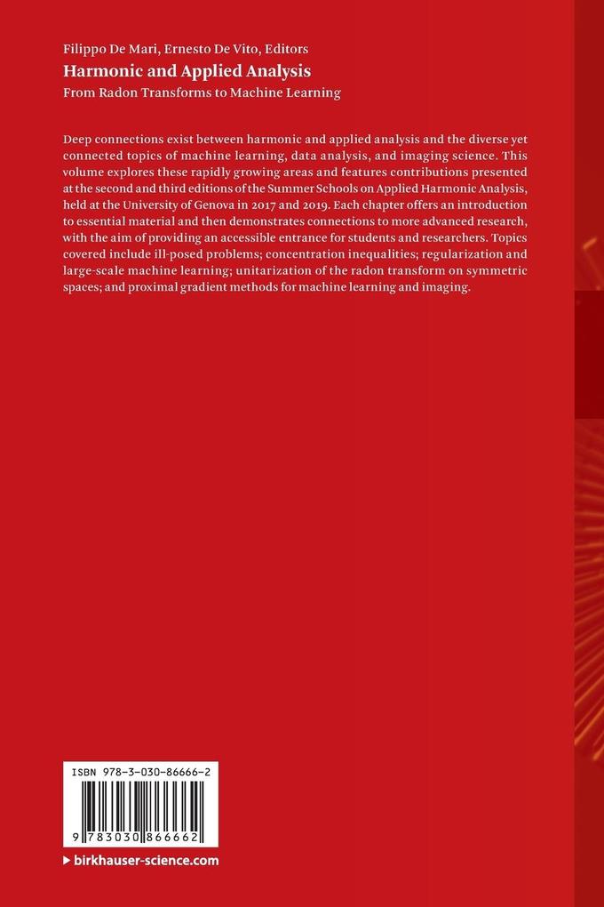 Weitere Ansicht: Harmonic and Applied Analysis