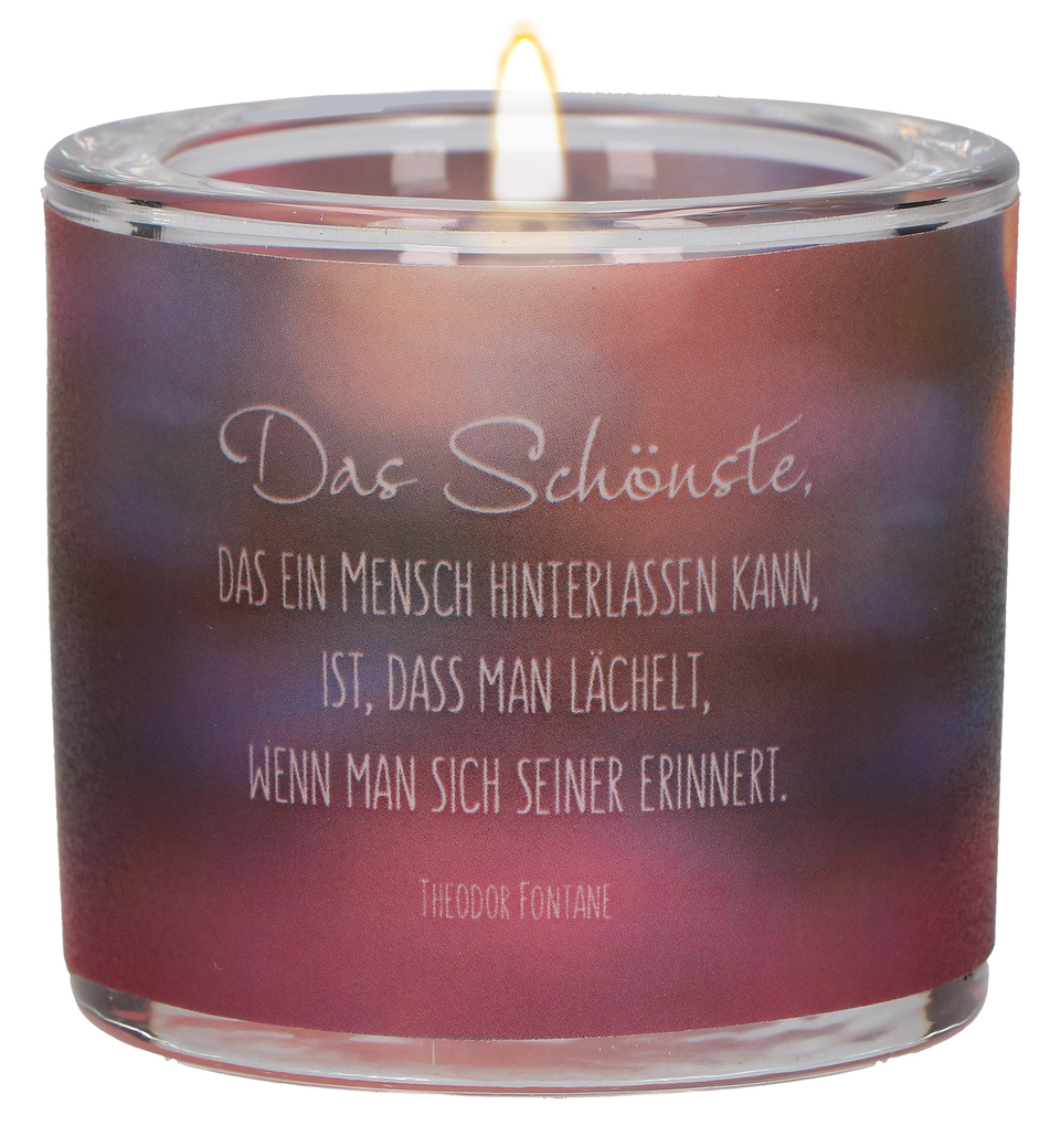 Weitere Ansicht: Erinnerung ist Zuversicht-Glaswindlicht