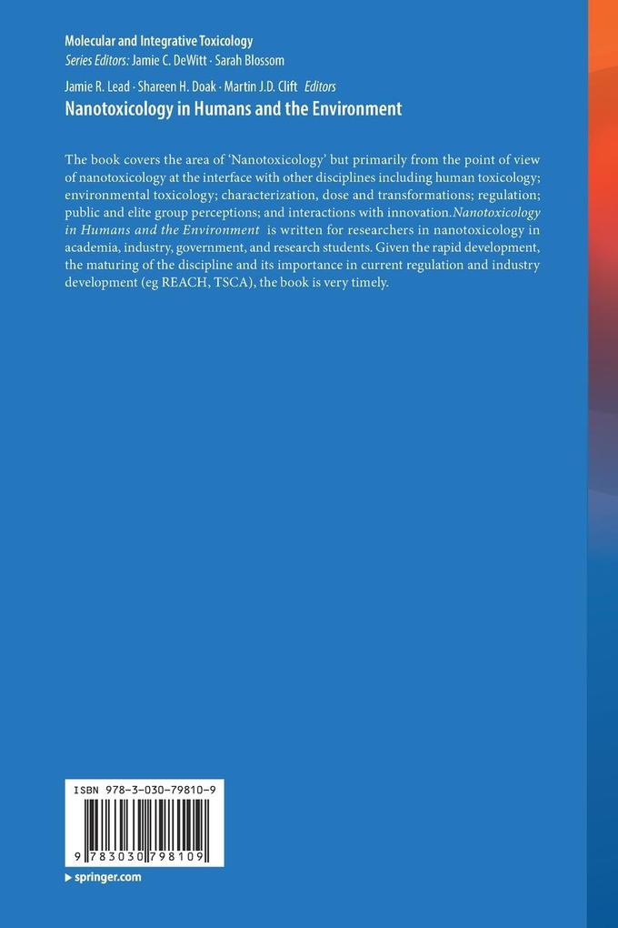 Weitere Ansicht: Nanotoxicology in Humans and the Environment