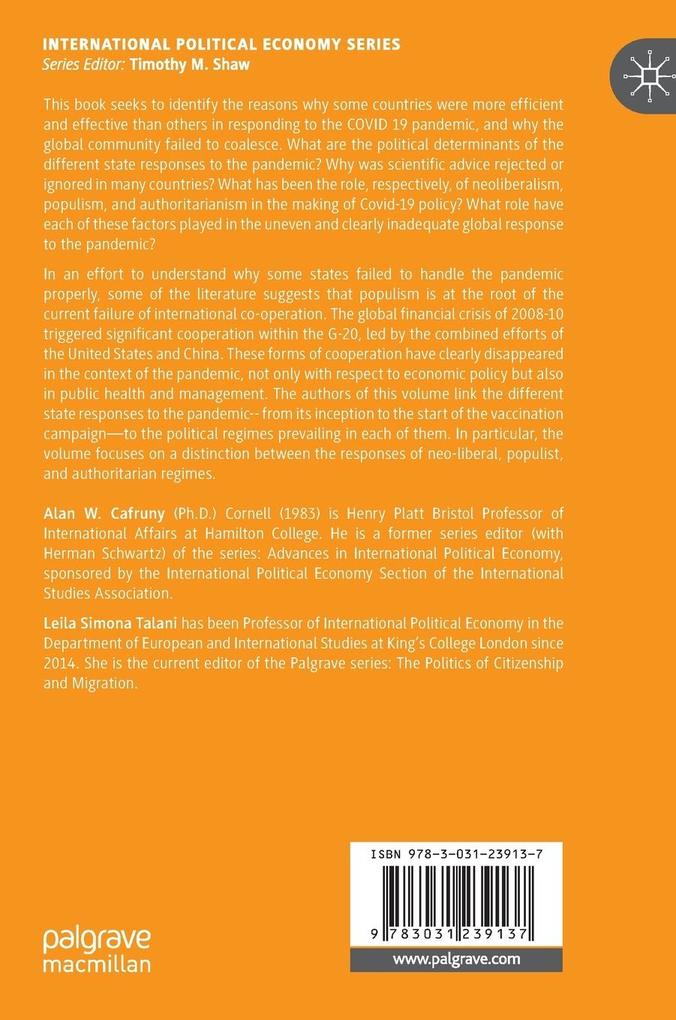 Weitere Ansicht: The Political Economy of Global Responses to COVID-19